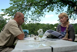 Nina Witoszek i Albert Rubacha podczas wywiadu. Fot. Eliza Szafert